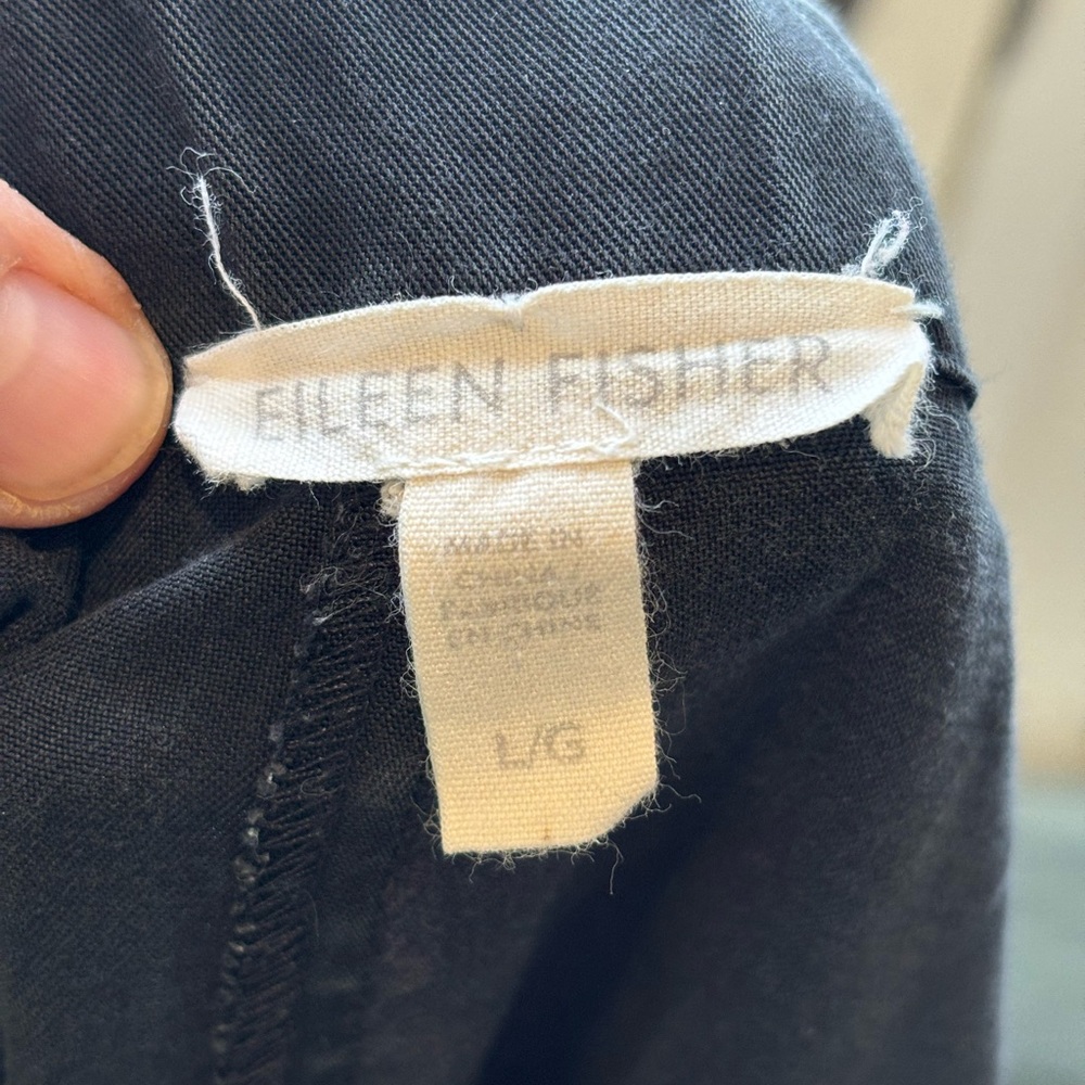 Eileen Fisher tencel cotton slouch pants size large in new condition! - Picture 7 of 8